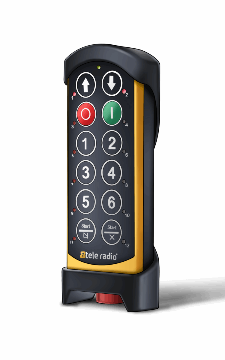 controle sem fio para pontes rolantes Tele Radio