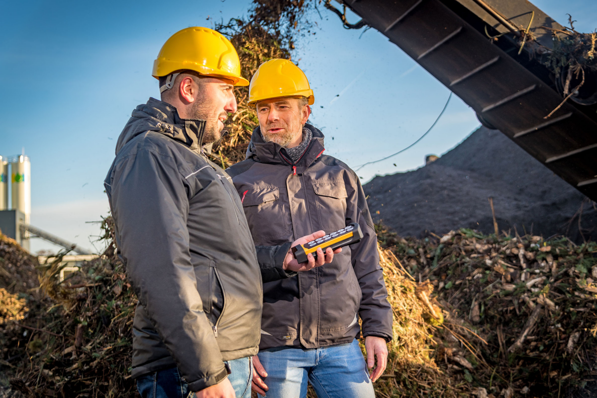 Sterowanie radiowe Tele Radio do maszyn do recyklingu i utylizacji odpadów.