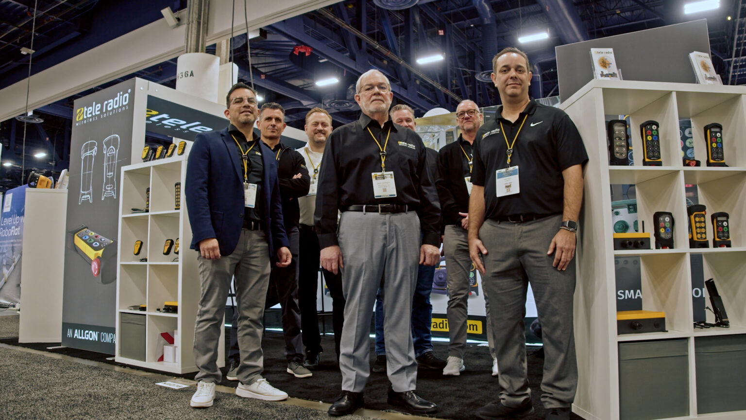 Tele Radio America team at their trade show booth