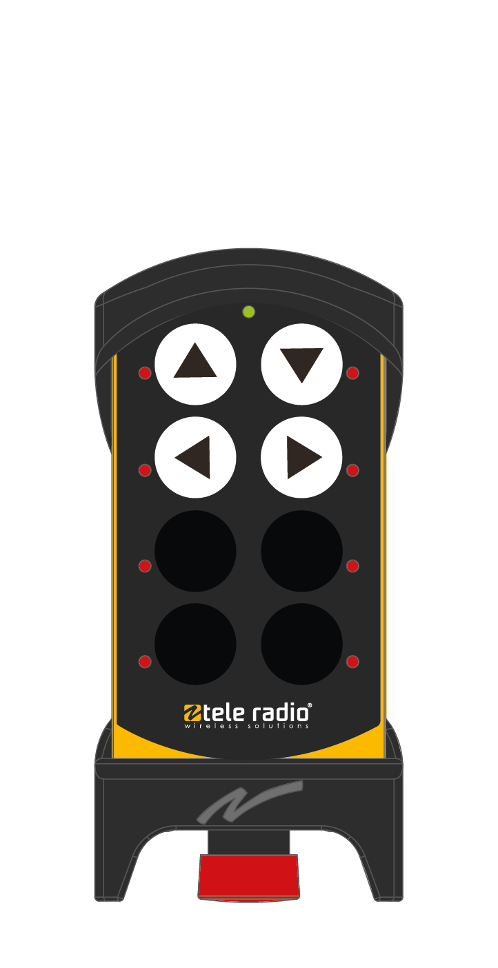Sterowanie radiowe do wciągarki z przesuwem, 4 funkcje – podnoszenie i jazda wózka